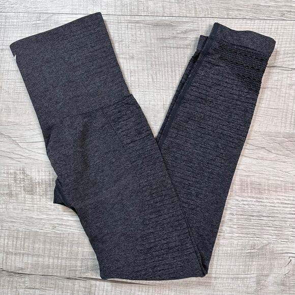 Gymshark Stretch Running/Yoga Pant/Leggings WMNS Small Gray Gym Workout Tapered - Picture 7 of 8